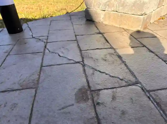 Cracks from Freeze-Thaw Cycles